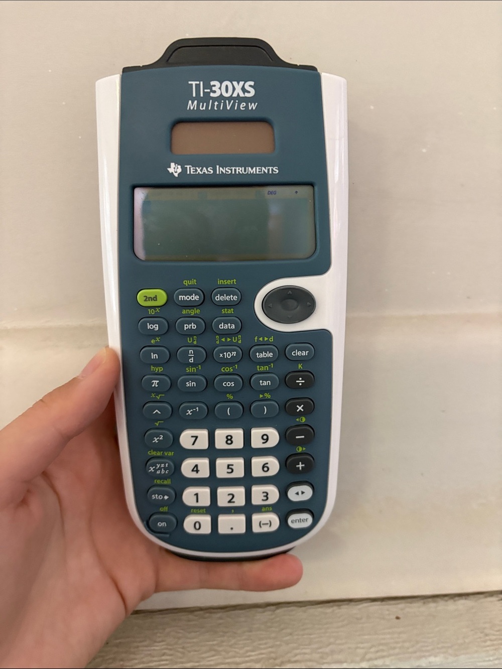 Texas Instruments TI-30XS MultiView Scientific Calculator - Teal and White
